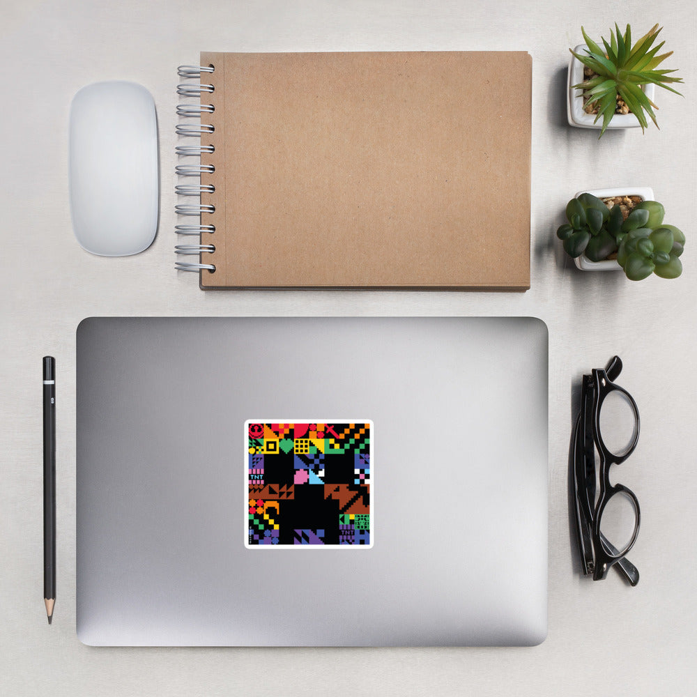 Minecraft Creeper Pride Die Cut Sticker
