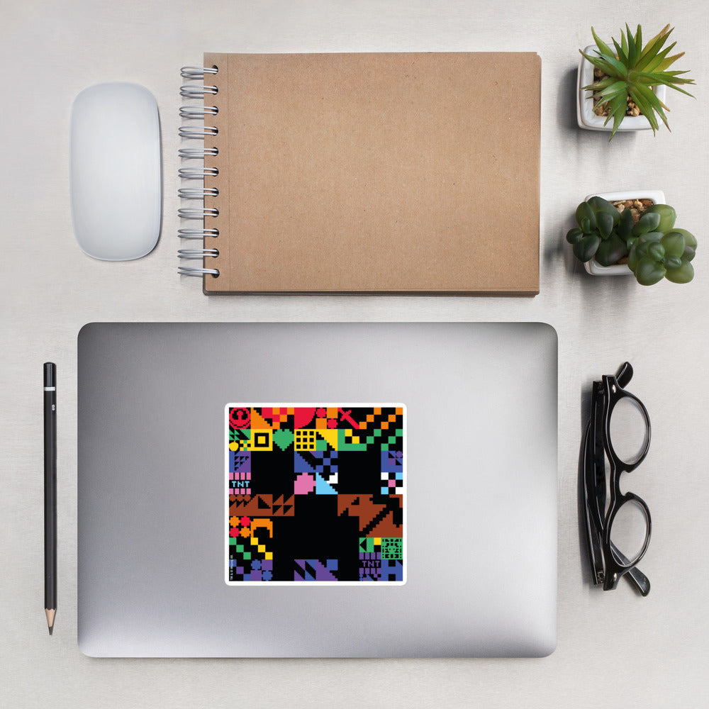 Minecraft Creeper Pride Die Cut Sticker