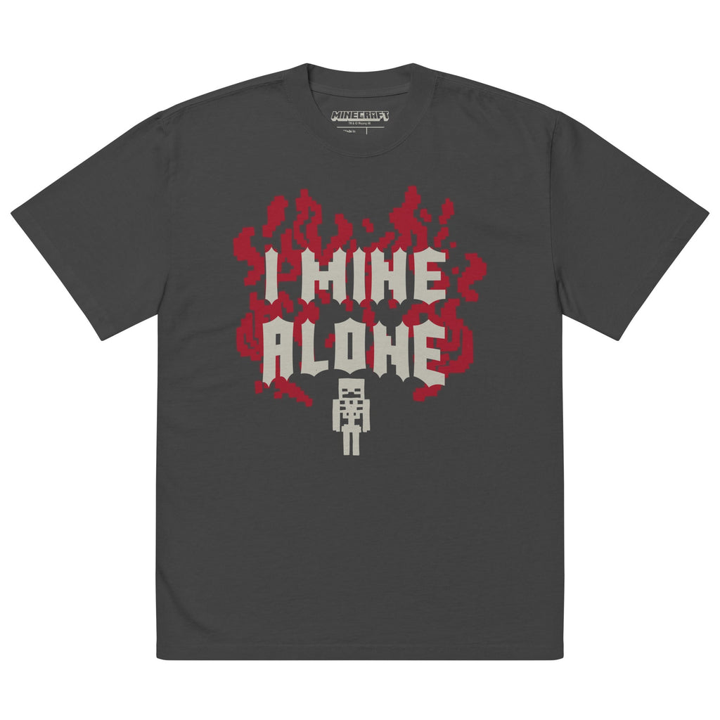 Minecraft Oversized T-Shirt I Mine Alone