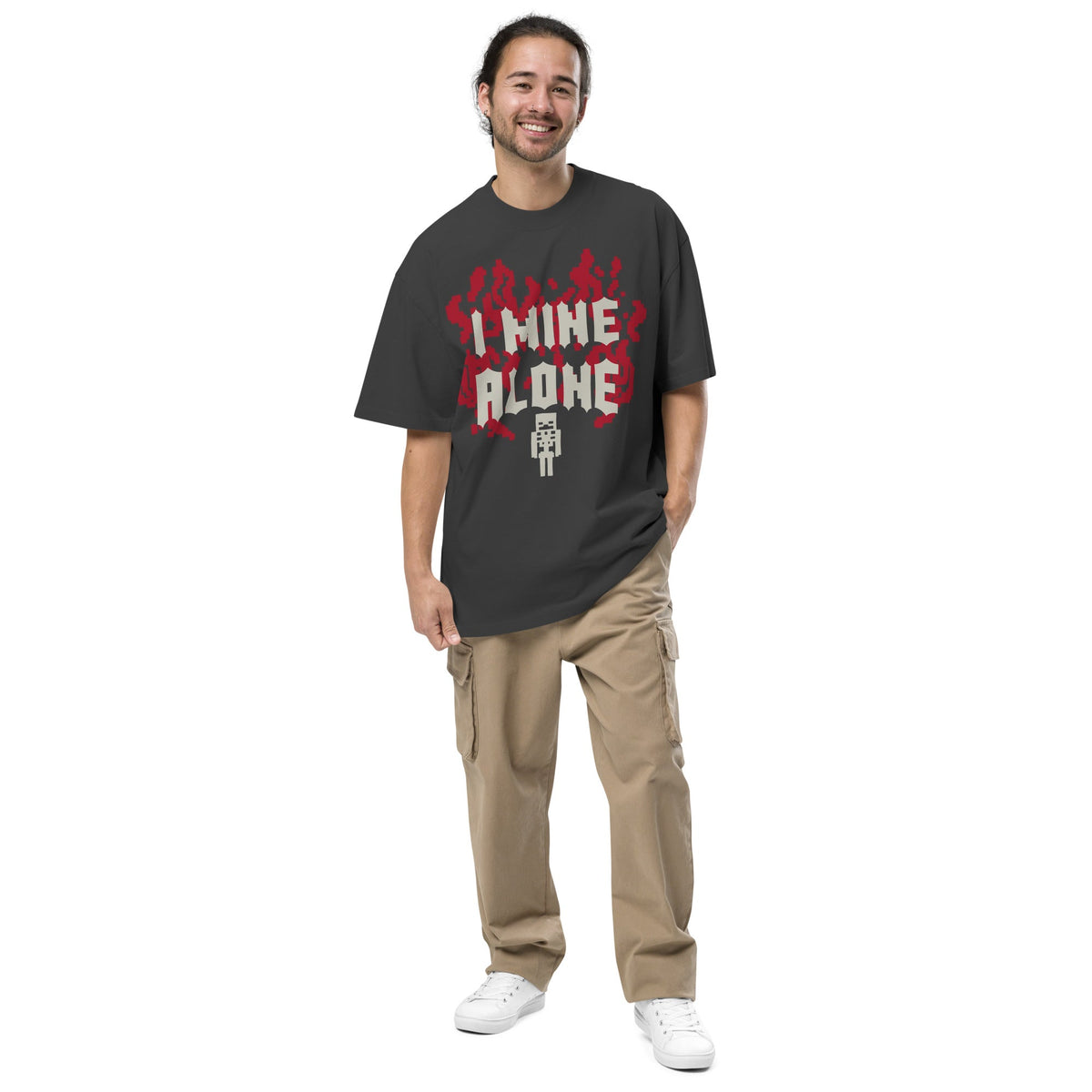 Minecraft Oversized T-Shirt I Mine Alone