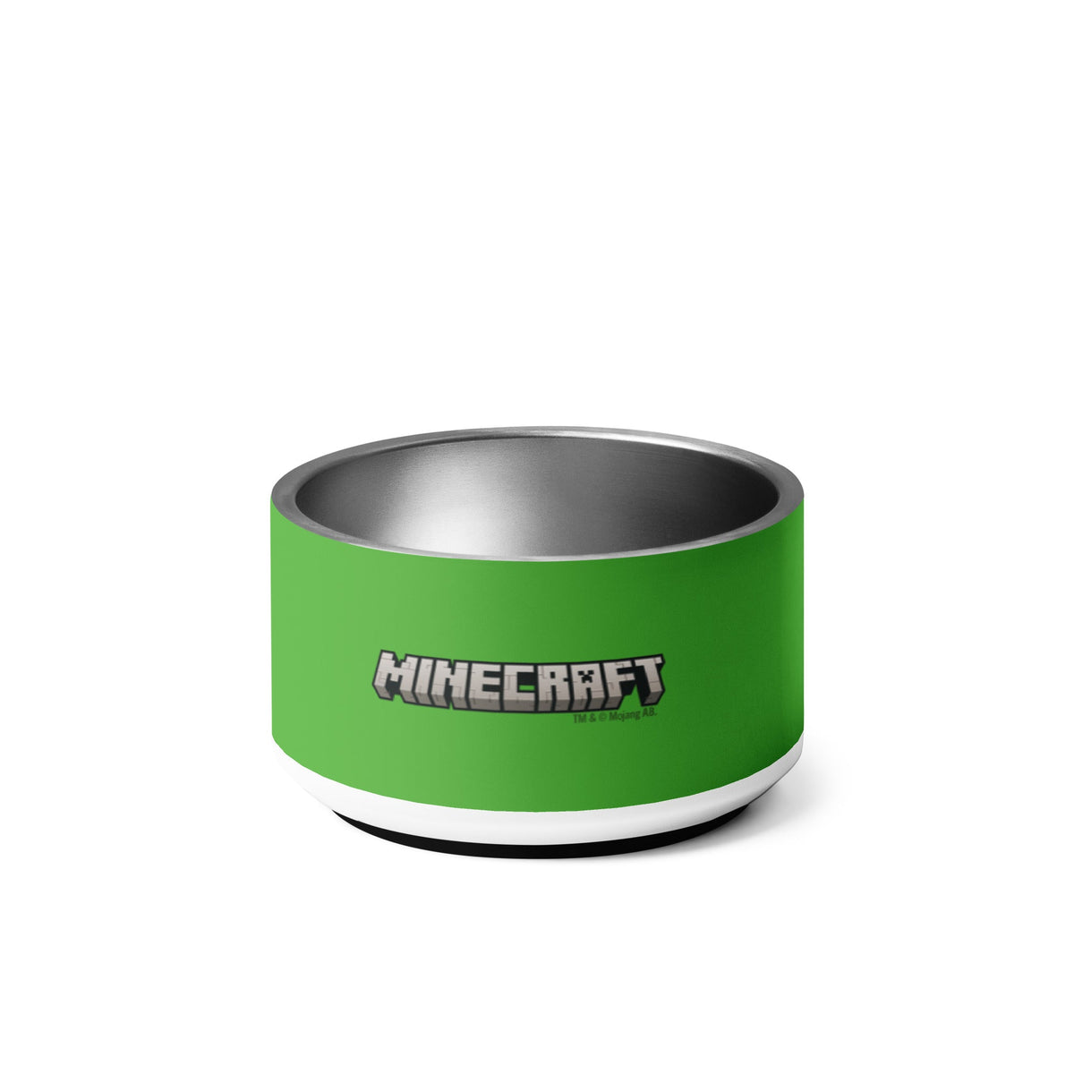 Minecraft Stainless Steel Pet Bowl Creeper