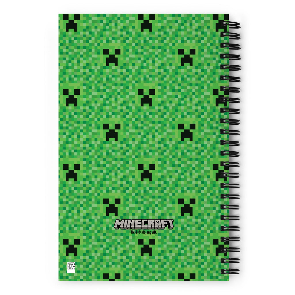 Minecraft Spiral Notebook Creeper