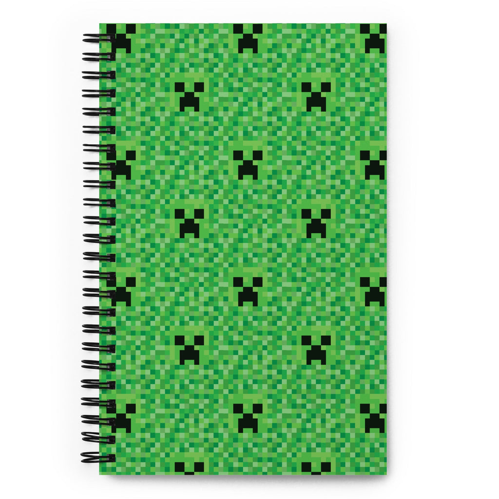 Minecraft Spiral Notebook Creeper
