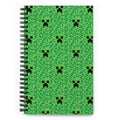 Minecraft Spiral Notebook Creeper