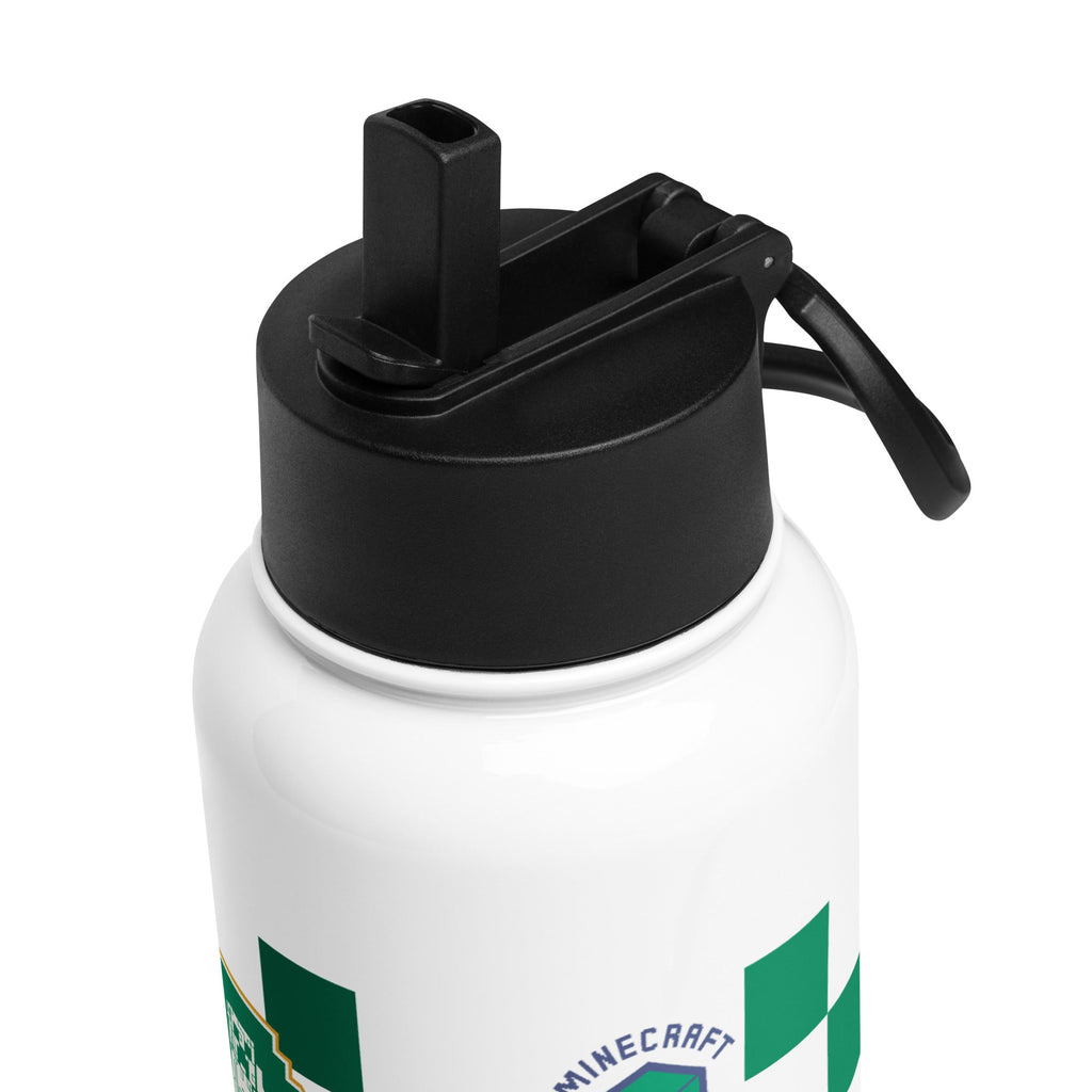 Minecraft Water Bottle Checkered Collegiate