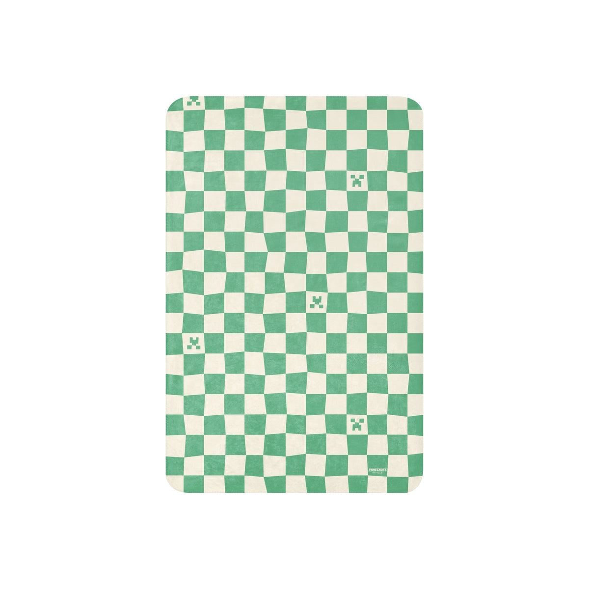 Minecraft Blanket Creeper Picnic Pattern