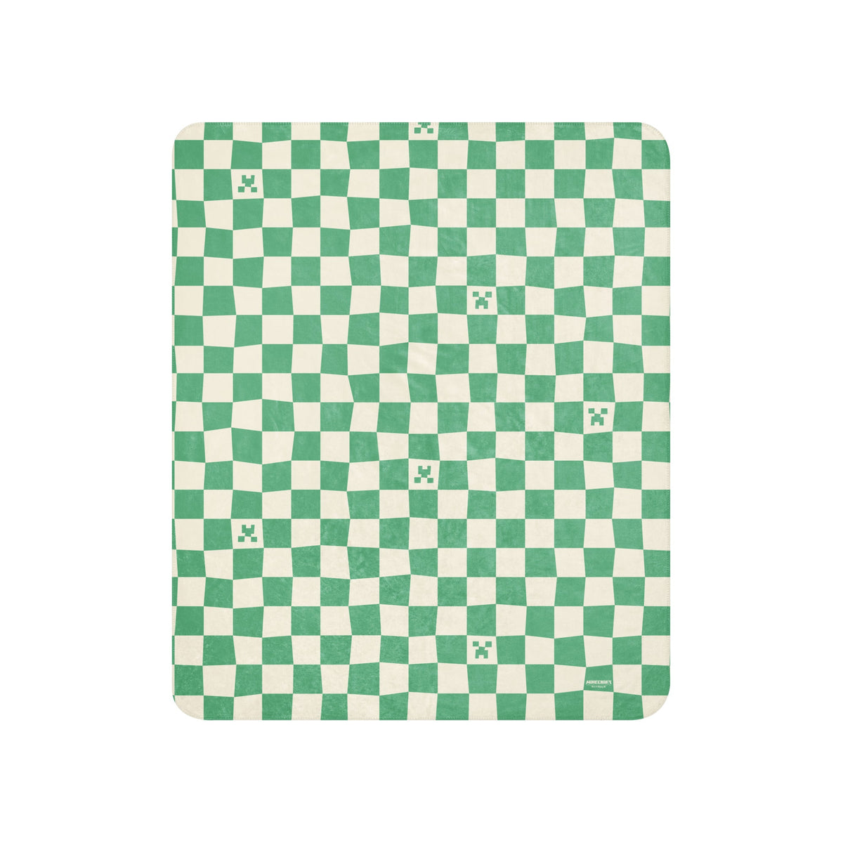 Minecraft Blanket Creeper Picnic Pattern