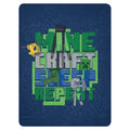 Minecraft Sleep Repeat Premium Sherpa Blanket