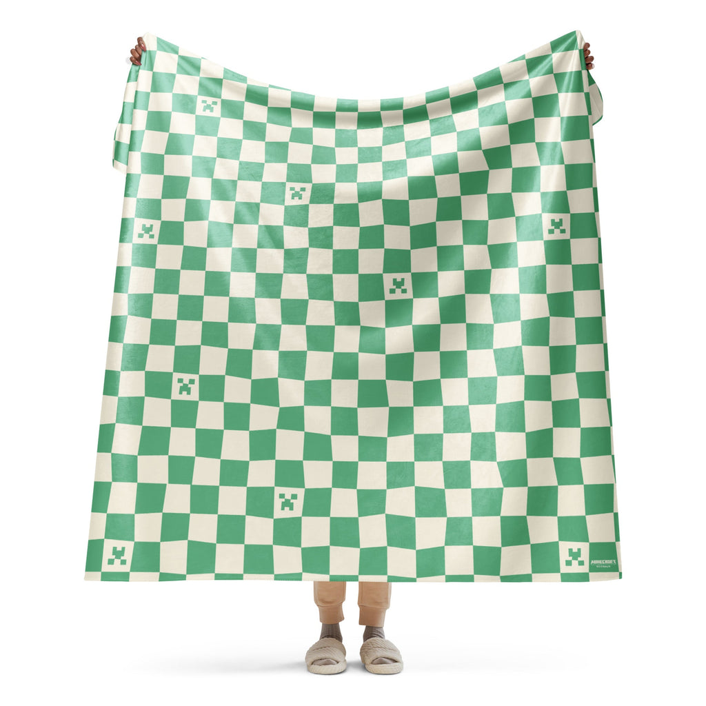 Minecraft Blanket Creeper Picnic Pattern