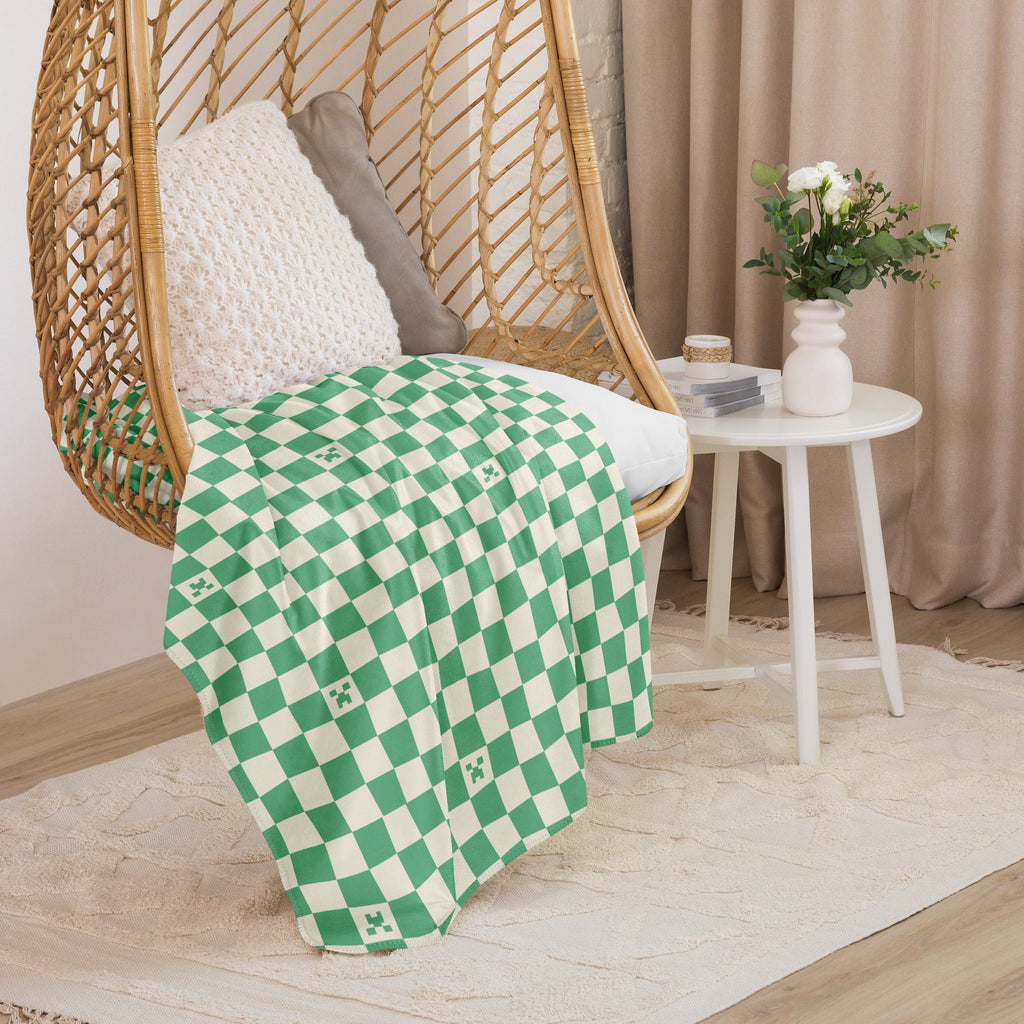 Minecraft Blanket Creeper Picnic Pattern