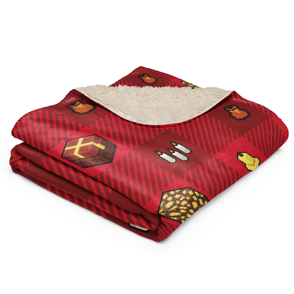 Minecraft Blanket Holiday Presents