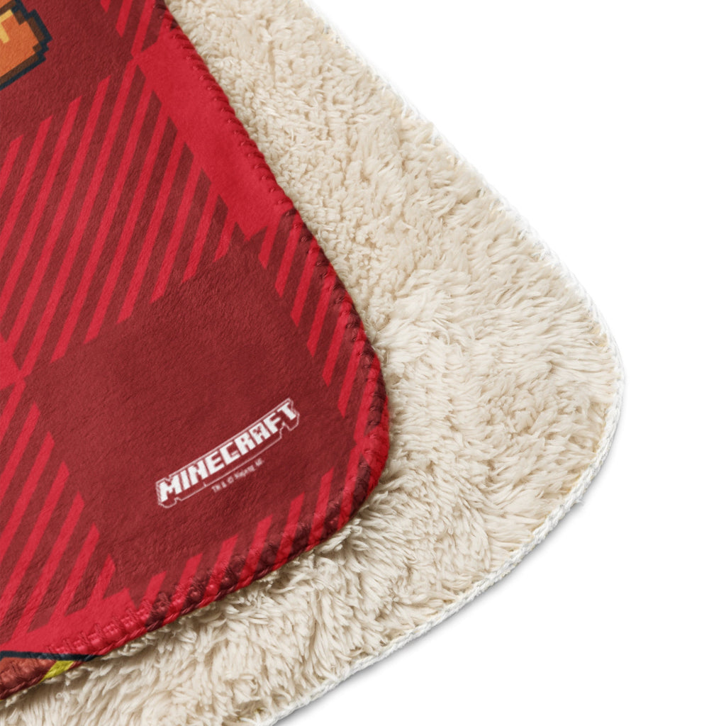 Minecraft Blanket Holiday Presents