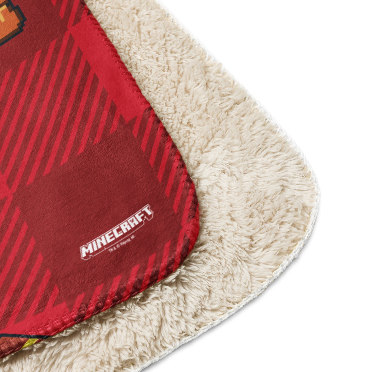 Minecraft Blanket Holiday Presents