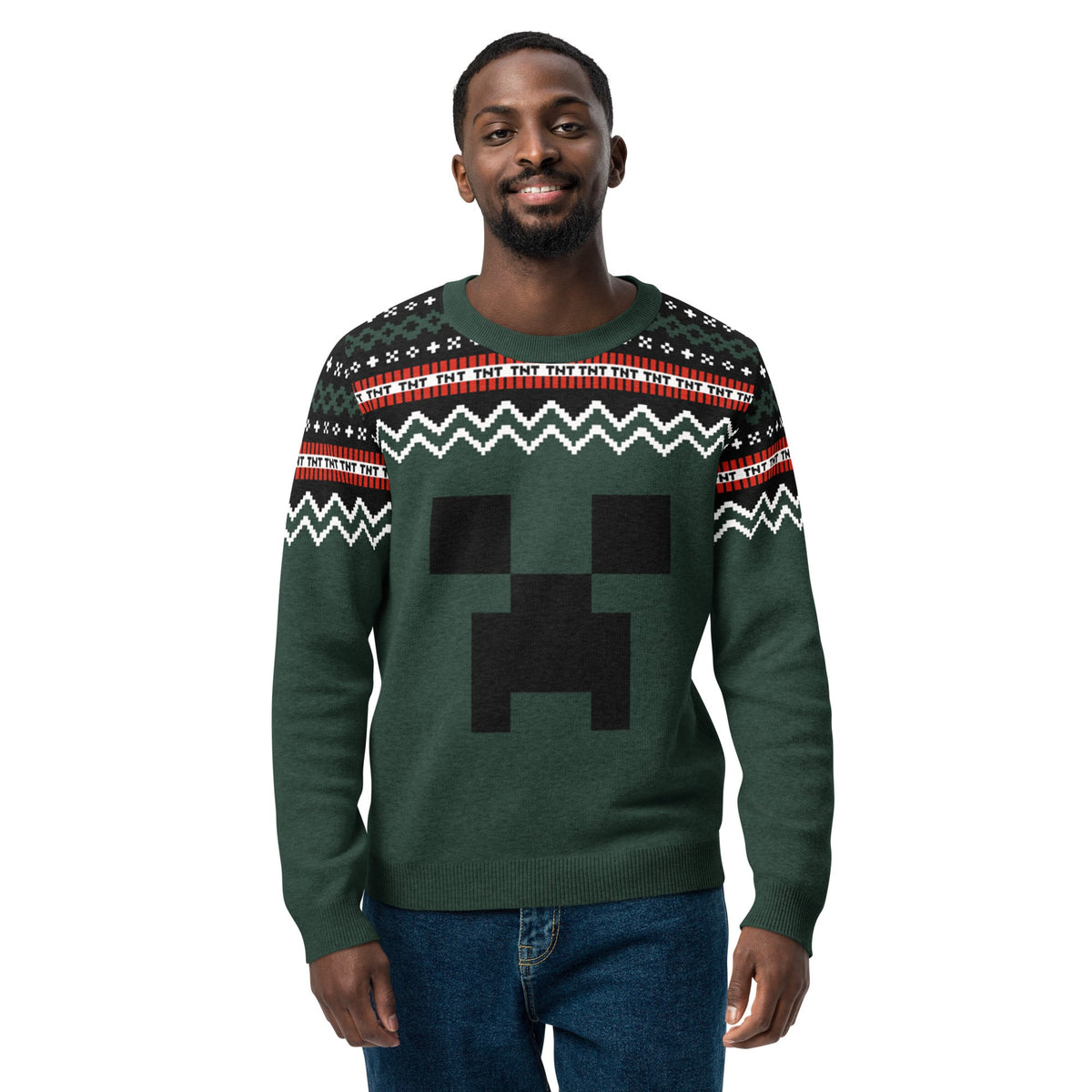 Minecraft Knit Sweater Creeper
