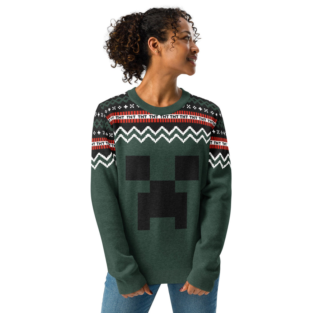 Minecraft Knit Sweater Creeper
