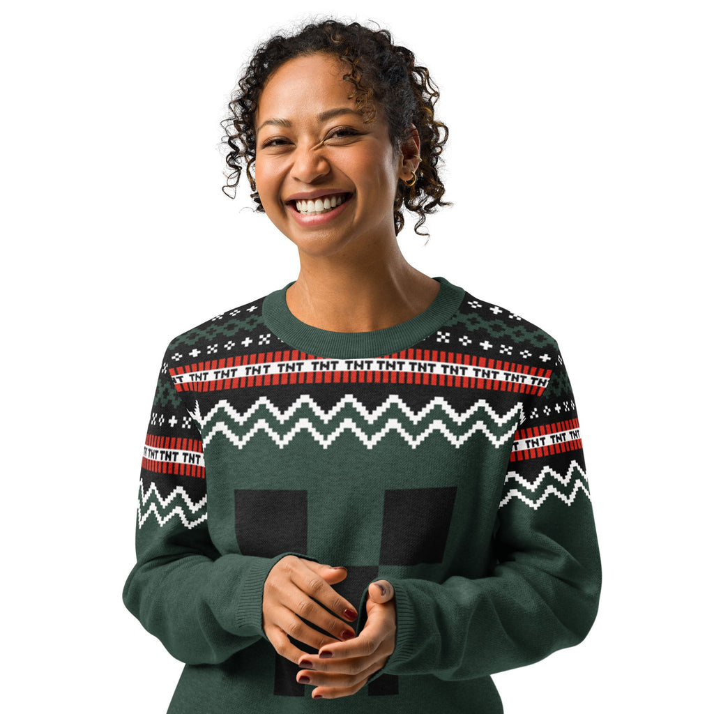 Minecraft Knit Sweater Creeper