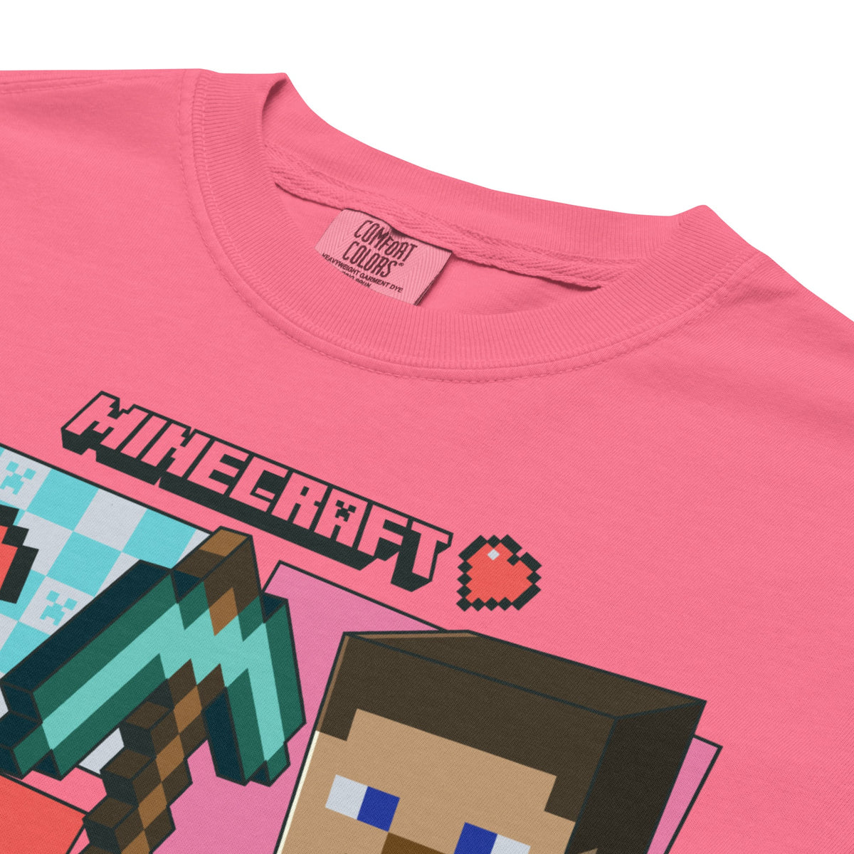 Minecraft T-Shirt Let's Team Up Comfort Colors