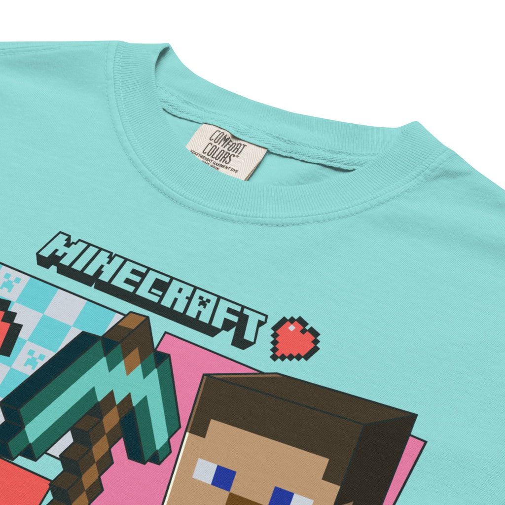 Minecraft T-Shirt Let's Team Up Comfort Colors