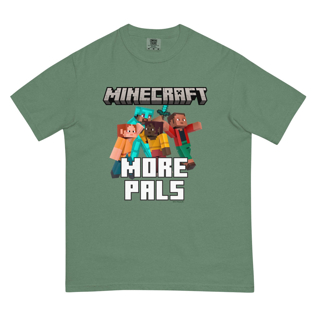 Minecraft Adult Comfort Colors T-Shirt Play Together More Pals
