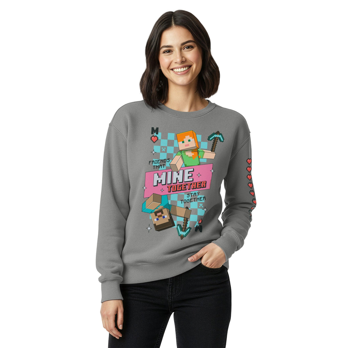 Minecraft Sweatshirt MINE Together Comfort Colors