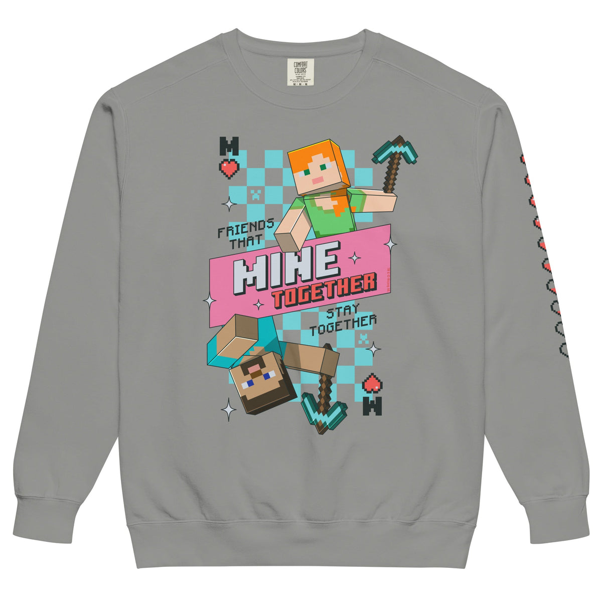 Minecraft Sweatshirt MINE Together Comfort Colors