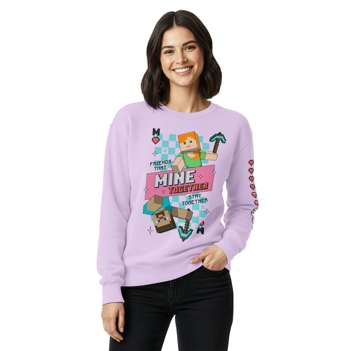Minecraft Sweatshirt MINE Together Comfort Colors