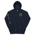 Minecraft Creeper Holiday Wreath Adult Hoodie
