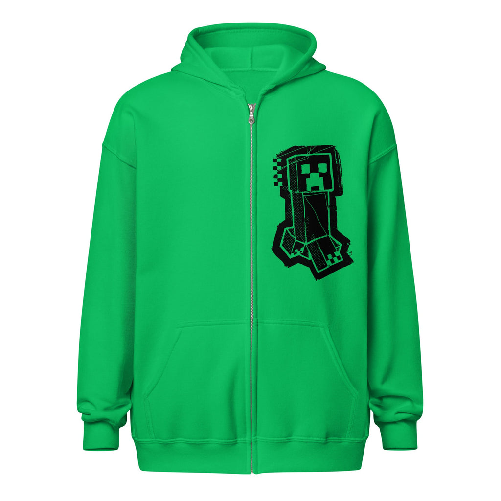 Minecraft Zip Hoodie Creeper