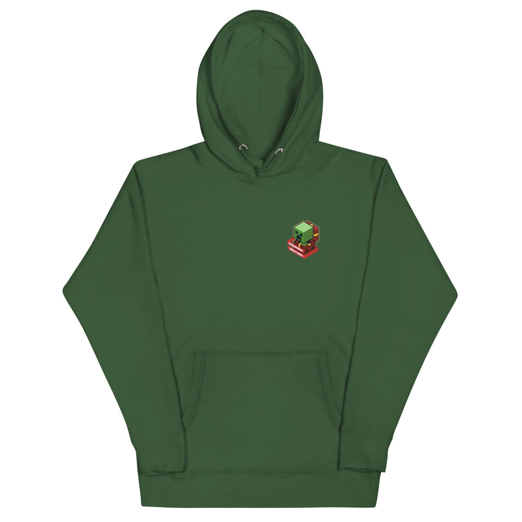 Minecraft Adult Hoodie Creeper Holiday