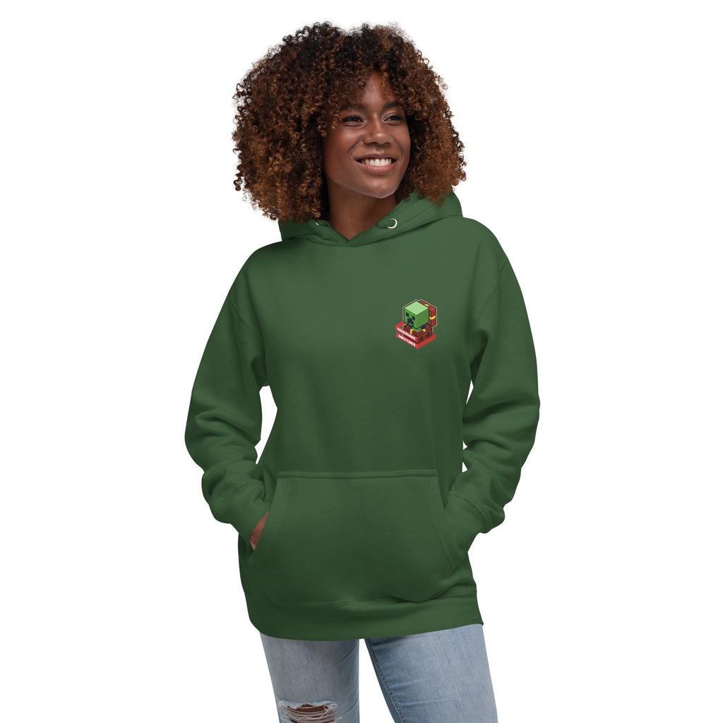 Minecraft Adult Hoodie Creeper Holiday