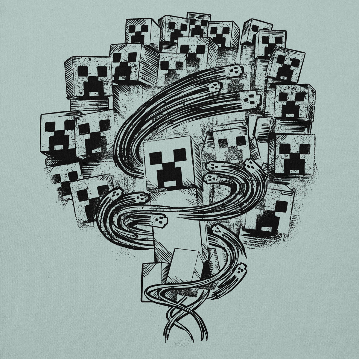 Minecraft Dungeons II Sweatshirt Creeper