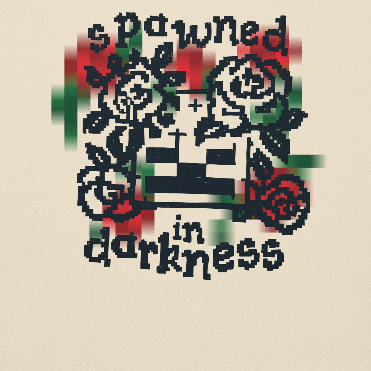 Minecraft Sweatshirt Spawned in Darkness Rose