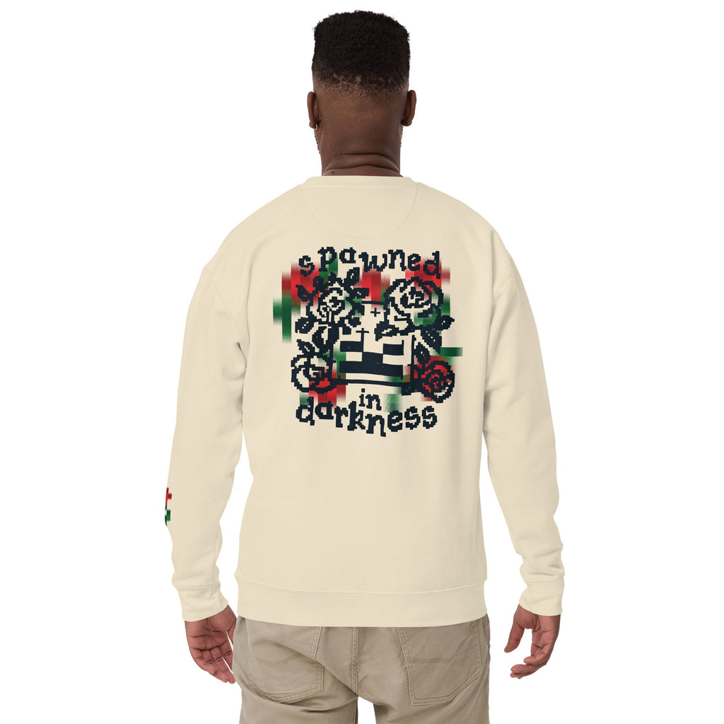 Minecraft Sweatshirt Spawned in Darkness Rose