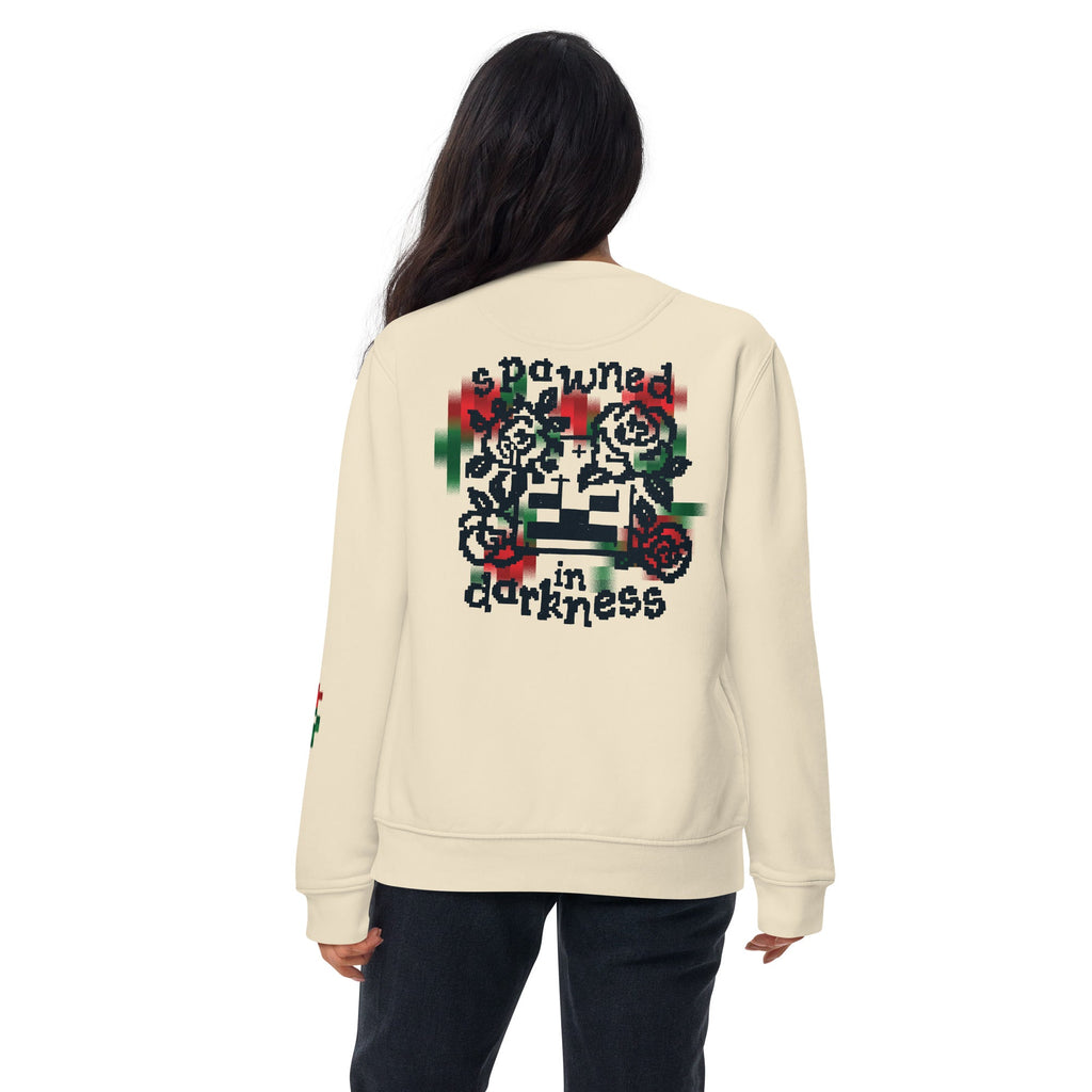 Minecraft Sweatshirt Spawned in Darkness Rose