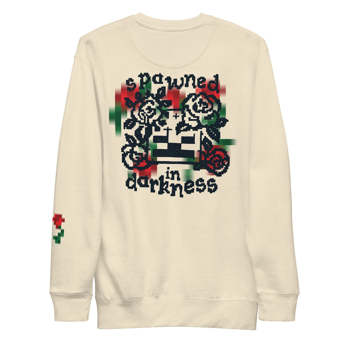 Minecraft Sweatshirt Spawned in Darkness Rose