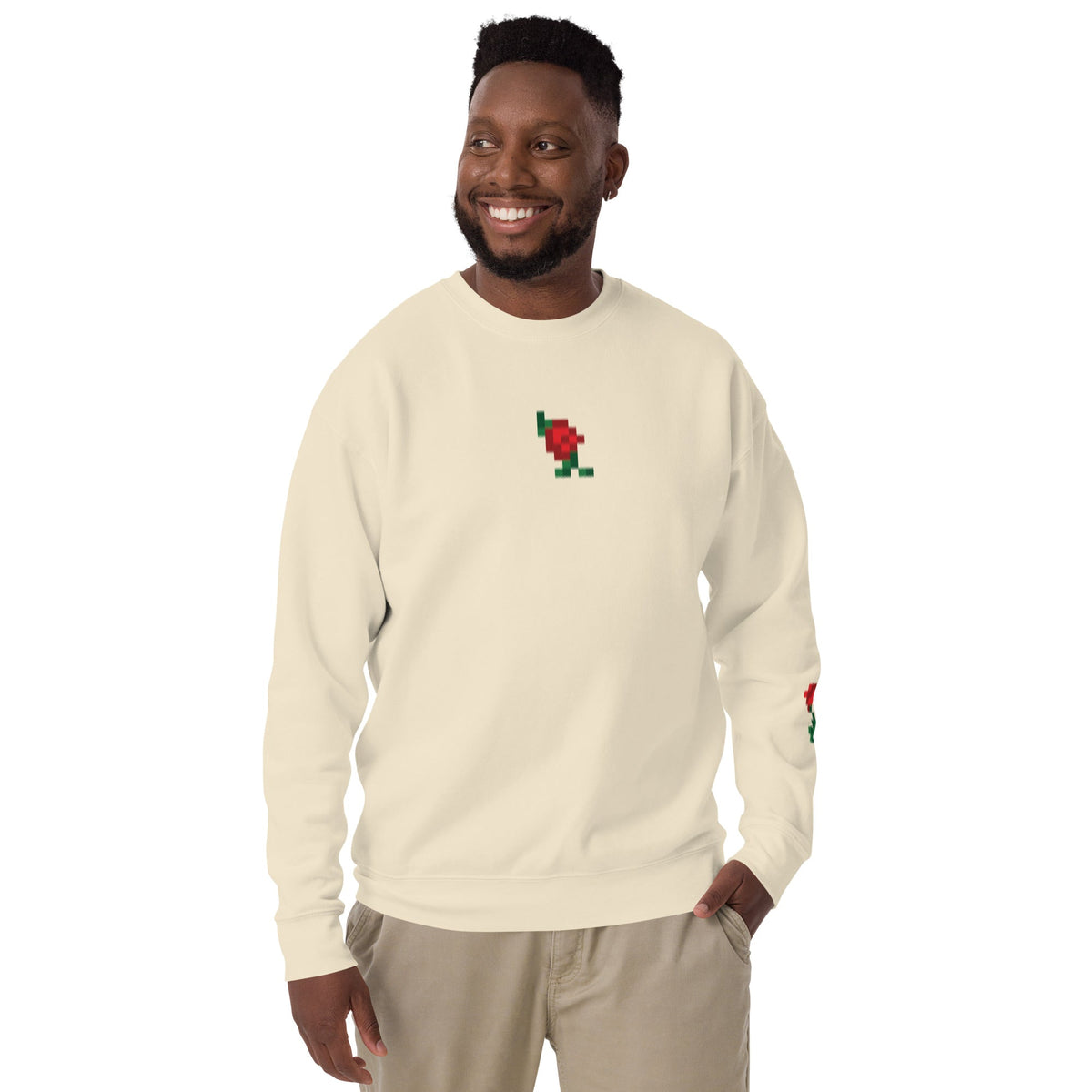 Minecraft Sweatshirt Spawned in Darkness Rose