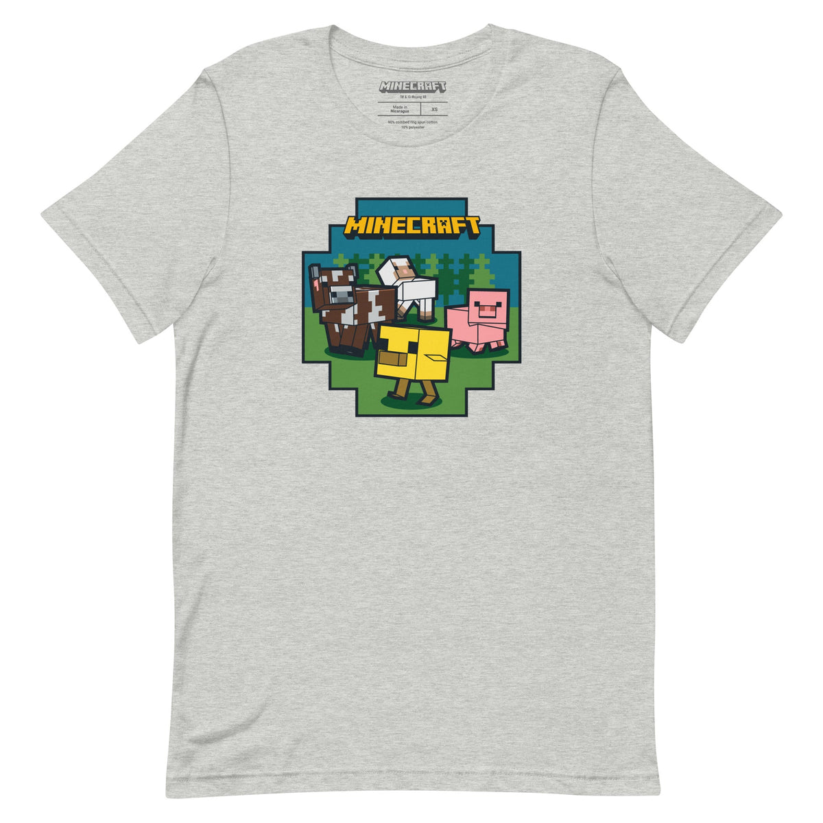 Minecraft Adult T-Shirt Farm Animals