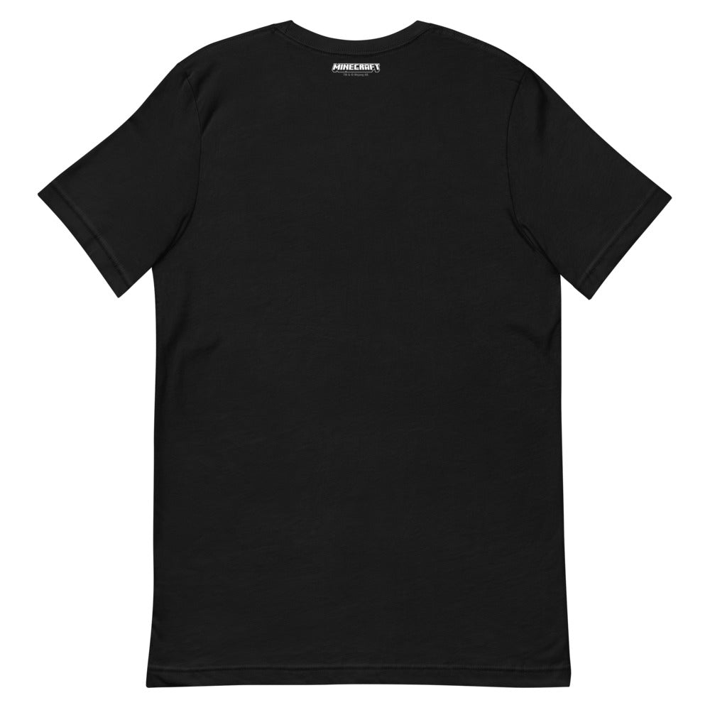 Minecraft Tuned In Creeper Embroidered Adult T-Shirt