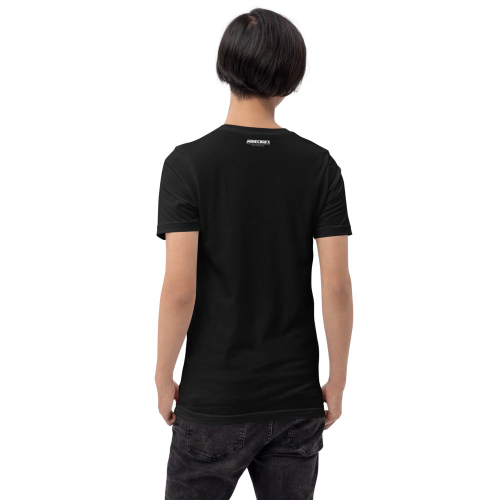 Minecraft Tuned In Creeper Embroidered Adult T-Shirt
