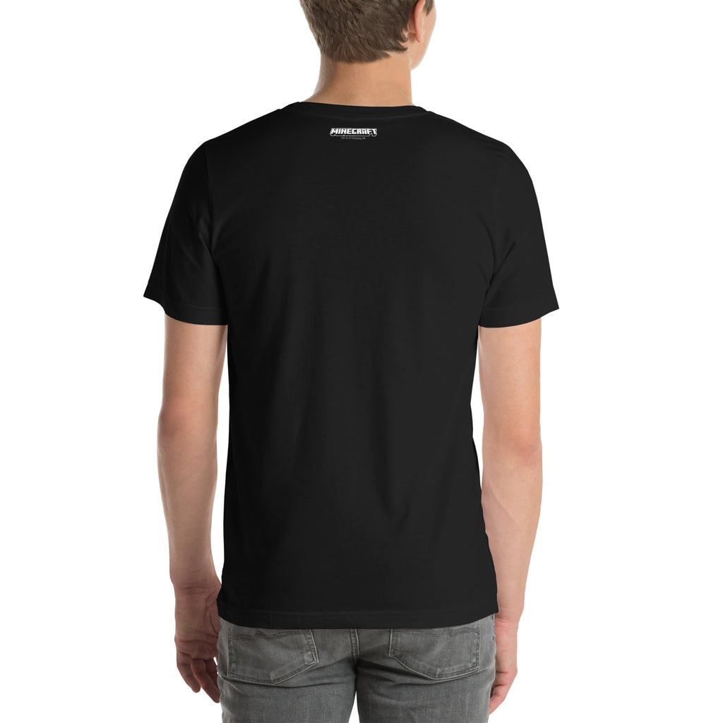 Minecraft Tuned In Creeper Embroidered Adult T-Shirt