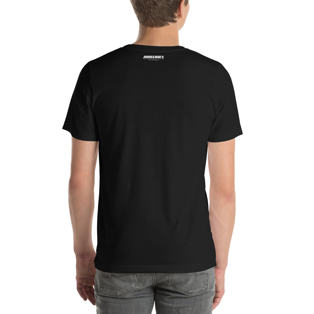 Minecraft Tuned In Creeper Embroidered Adult T-Shirt