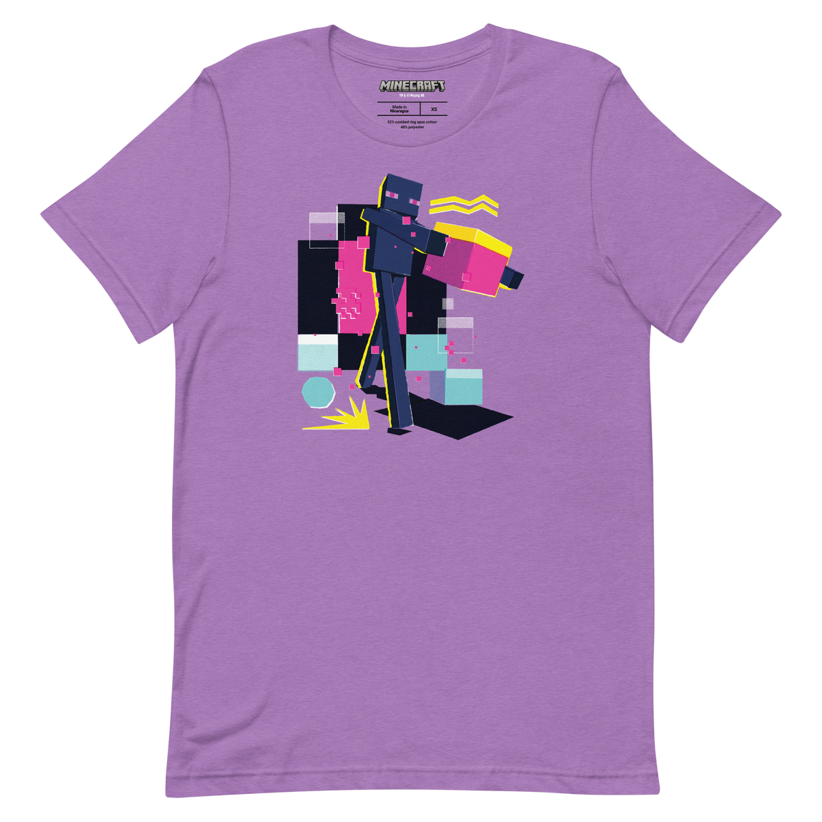 Minecraft Enderman Geo Pop Adult T-Shirt