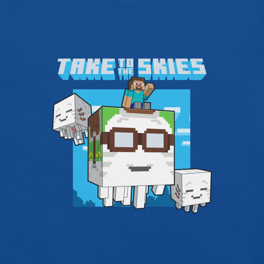 Minecraft Take the Skies Ghast Adult T-Shirt