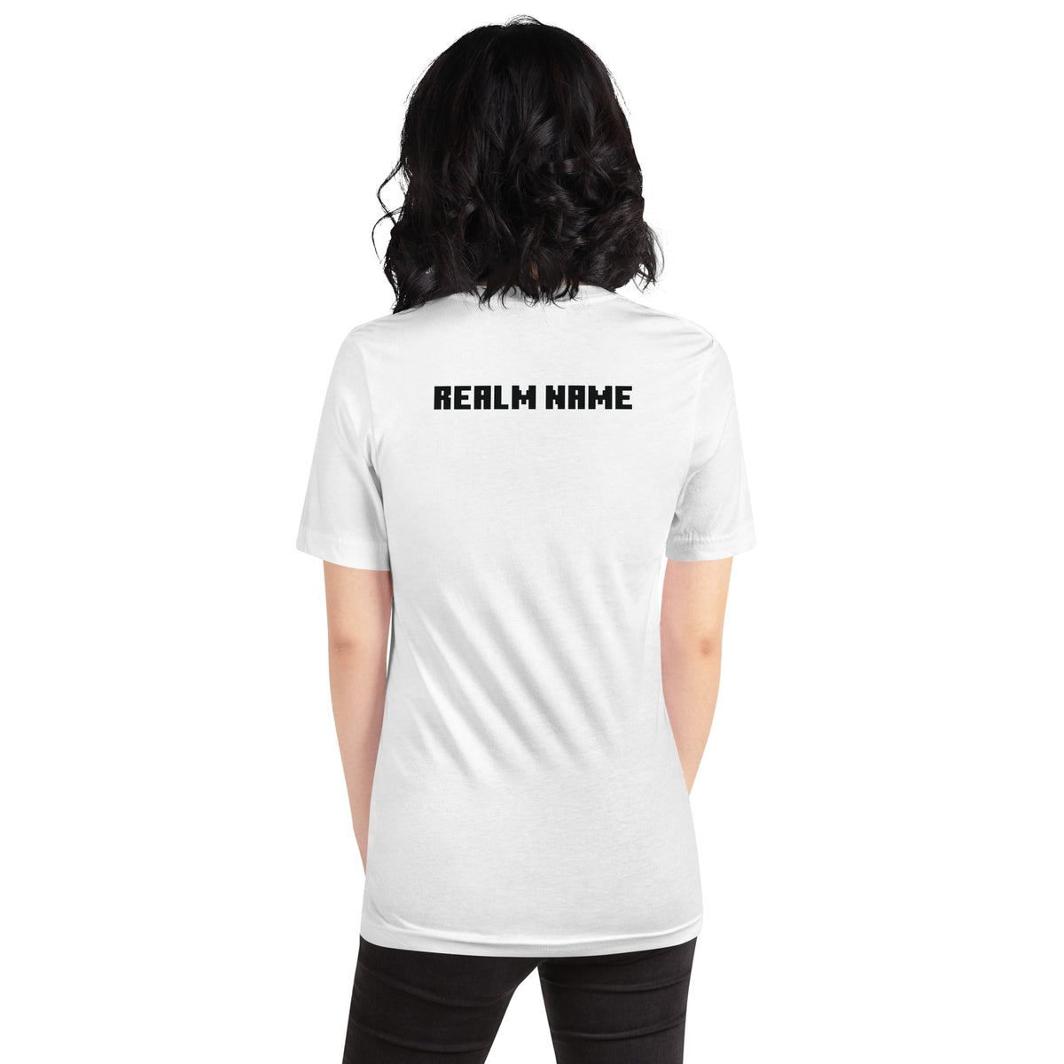 Minecraft Personalized Adult T-Shirt Realm Name