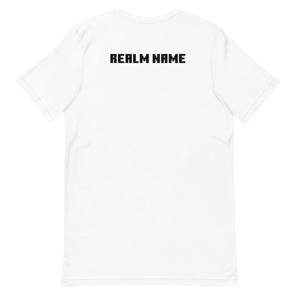 Minecraft Personalized Adult T-Shirt Realm Name