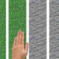 Minecraft Block Strips Wall Decals