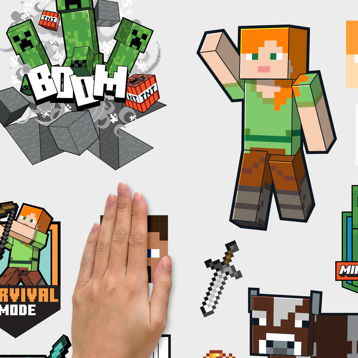 Minecraft Characters Wall Decals