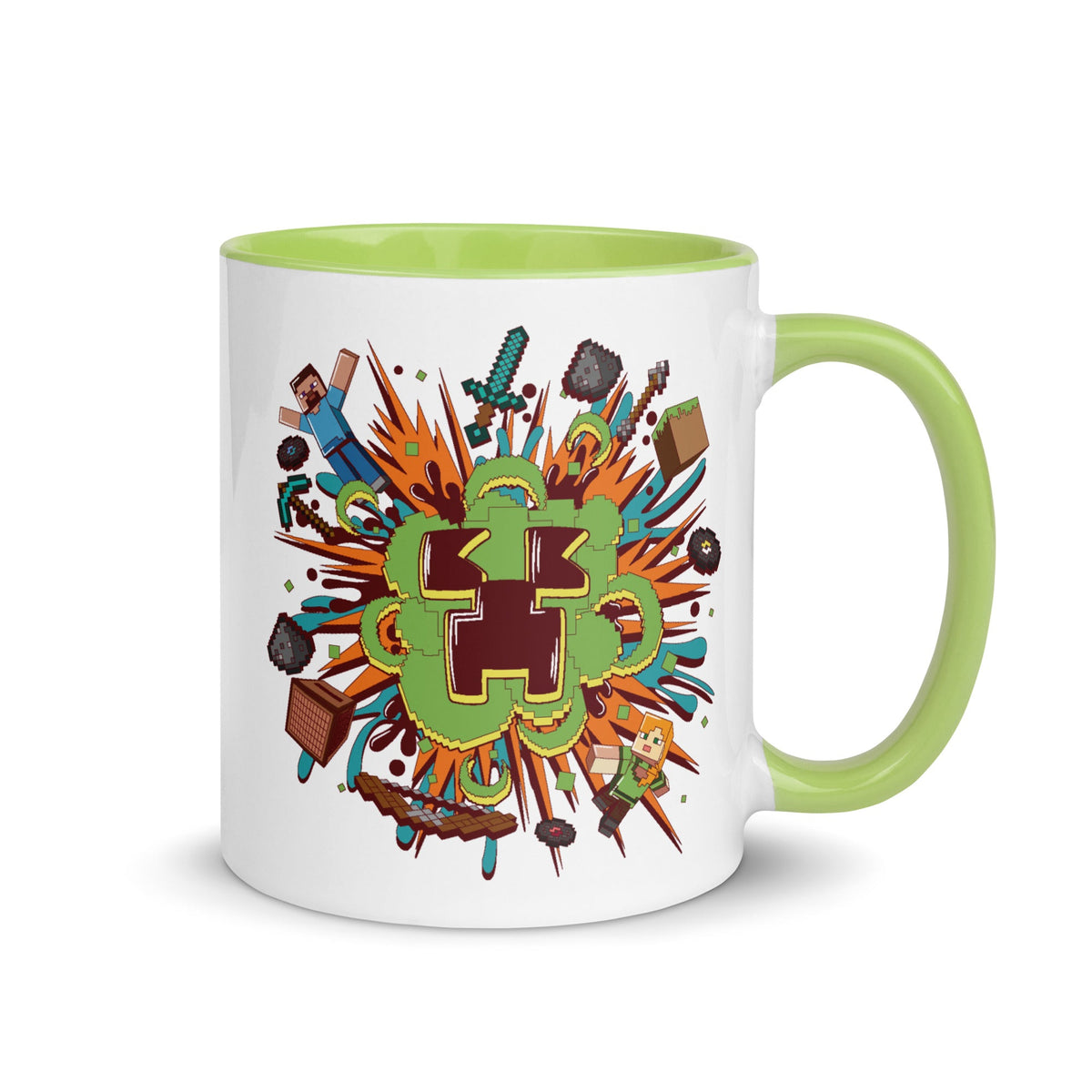 Minecraft Two-Tone Mug Creeper Blast