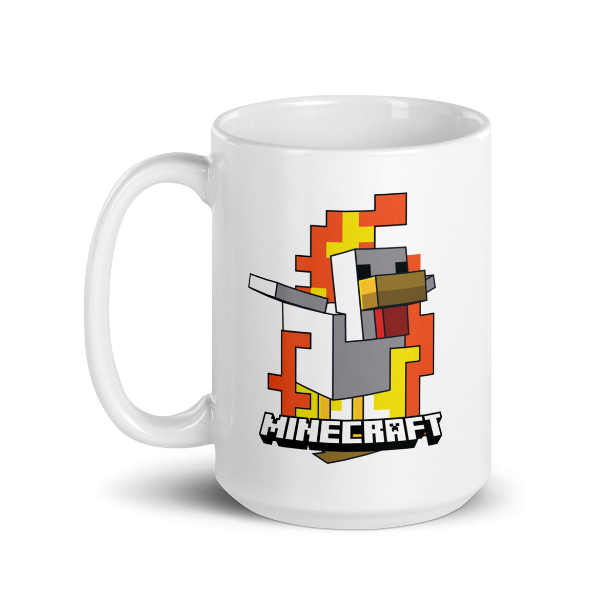 Minecraft Mug Fire Chicken