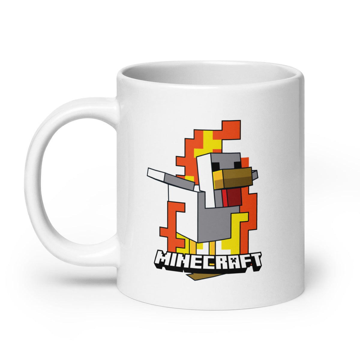 Minecraft Mug Fire Chicken